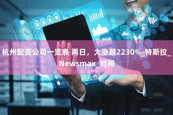 杭州配资公司一览表 两日，大涨超2230%_特斯拉_Newsmax_时间
